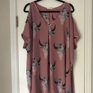 Peach Love Skull Tunic